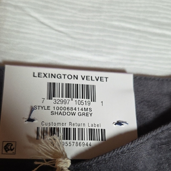 Charter Club Gray Straight Leg Pants - Picture 4 of 7